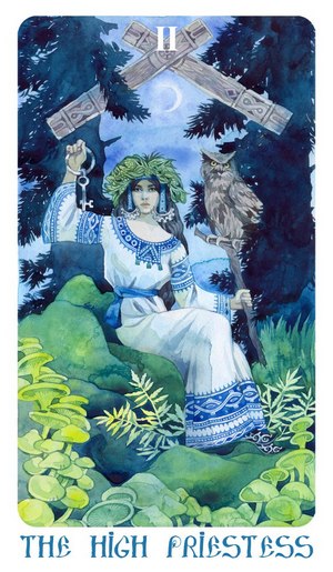 Карта таро Жрица